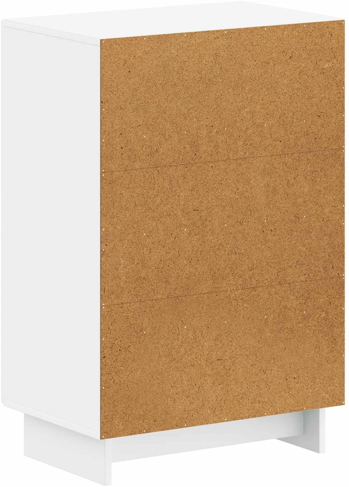 Batu skrynia EDE 59,5 x 39,5 x 90 cm Apdirbta mediena Balta