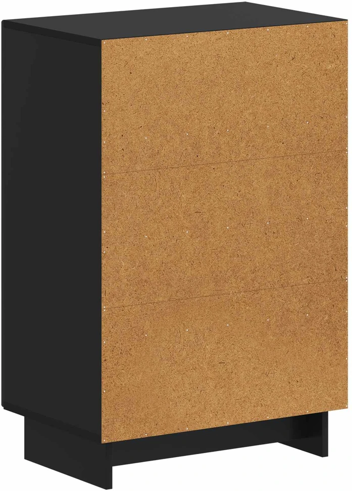 Batu skrynia EDE 59,5 x 39,5 x 90 cm Apdirbta mediena Juoda