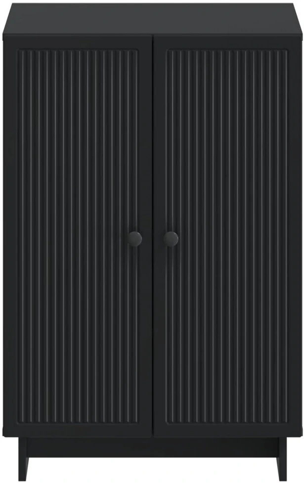 Batu skrynia EDE 59,5 x 39,5 x 90 cm Apdirbta mediena Juoda