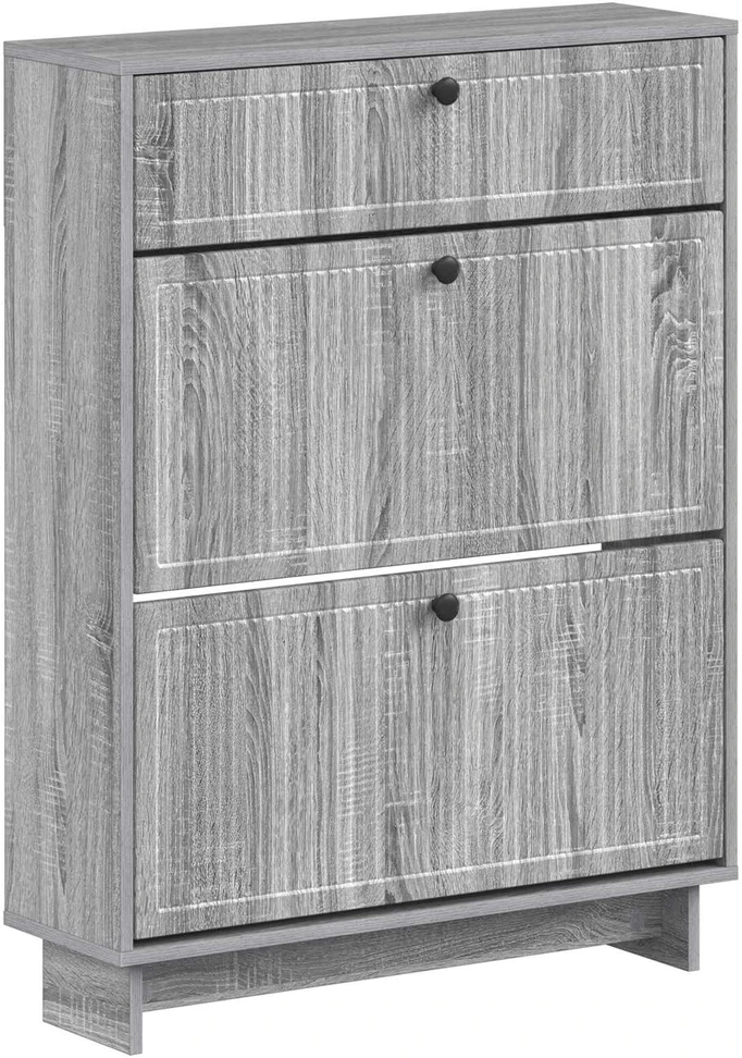 Batu skrynia EDE 78 x 24 x 103 cm Apdirbta mediena Pilka Sonoma