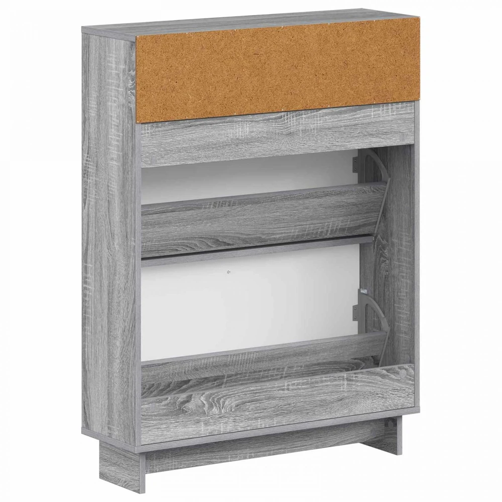 Batu skrynia EDE 78 x 24 x 103 cm Apdirbta mediena Pilka Sonoma