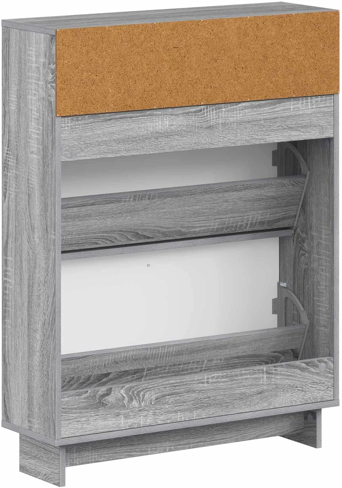 Batu skrynia EDE 78 x 24 x 103 cm Apdirbta mediena Pilka Sonoma