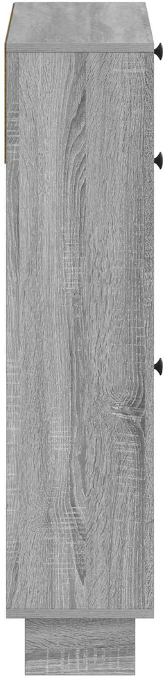 Batu skrynia EDE 78 x 24 x 103 cm Apdirbta mediena Pilka Sonoma