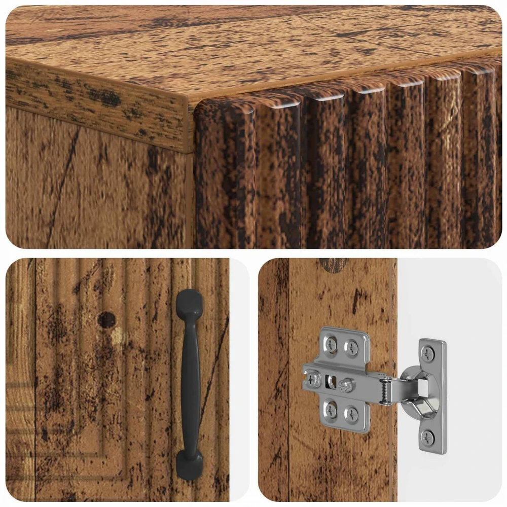 Batu skrynia HAARLEM 59,5 x 39,5 x 89,5 cm Apdirbta mediena