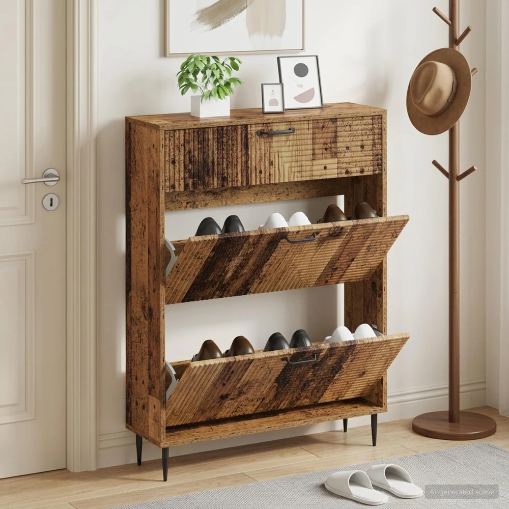 Batu skrynia HAARLEM 78 x 24 x 103 cm Apdirbta mediena