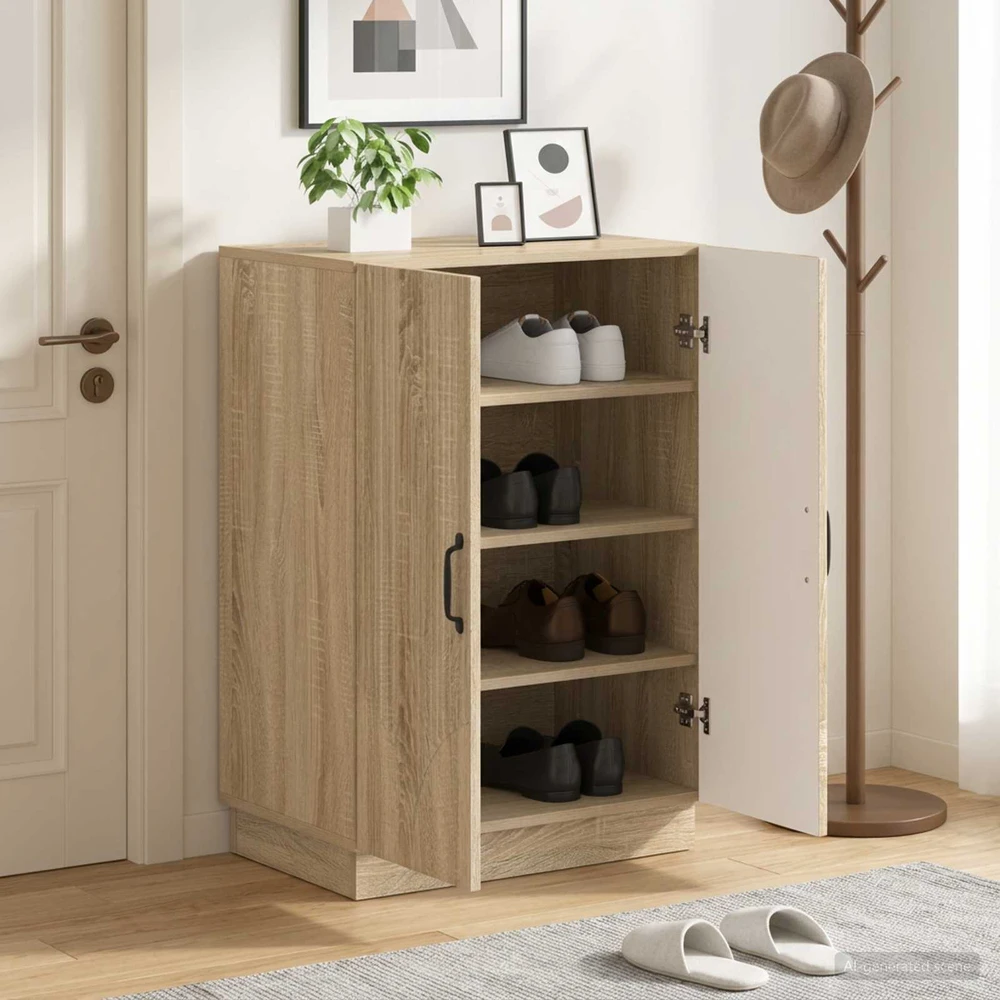 Batu skrynia HOORN 59,5 x 39,5 x 87 cm Apdirbta mediena