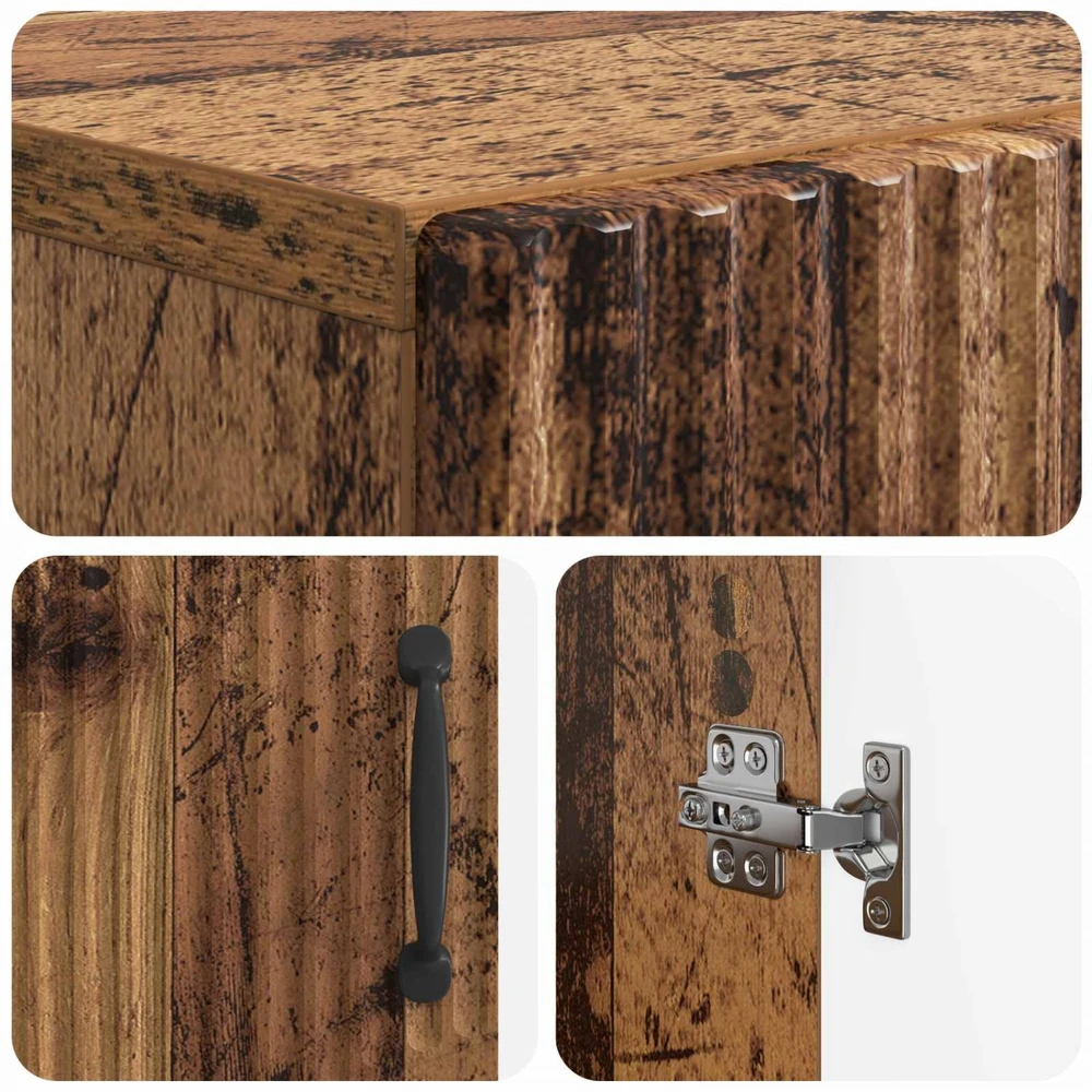 Batu skrynia HOORN 59,5 x 39,5 x 87 cm Apdirbta mediena