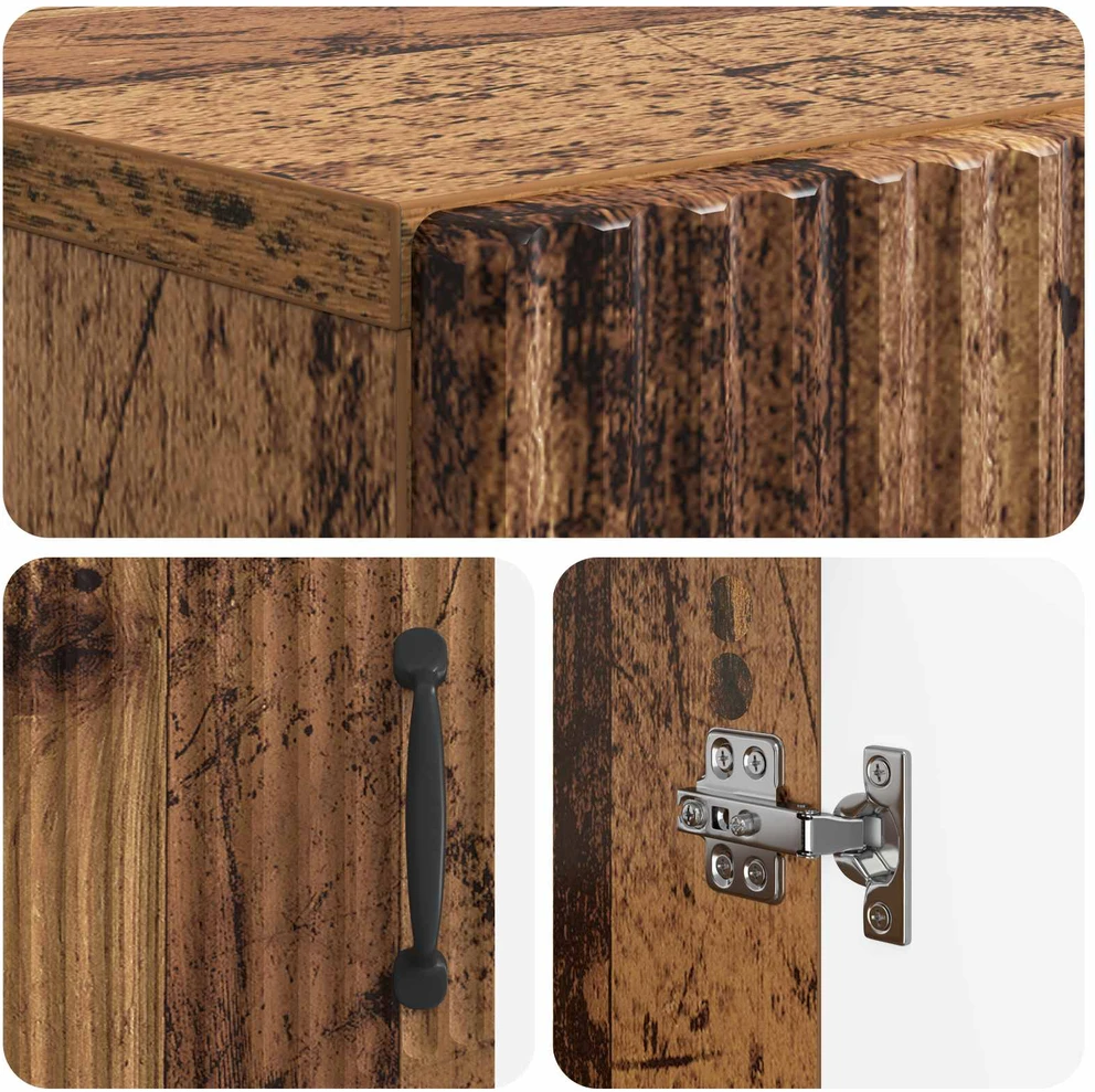 Batu skrynia HOORN 59,5 x 39,5 x 87 cm Apdirbta mediena
