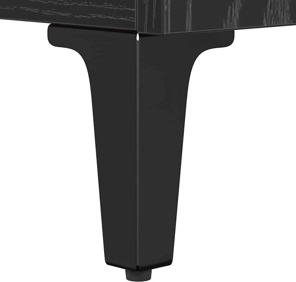 Batu skrynia 102 x 36 x 60 cm Apdirbta mediena Juodojo ąžuolo