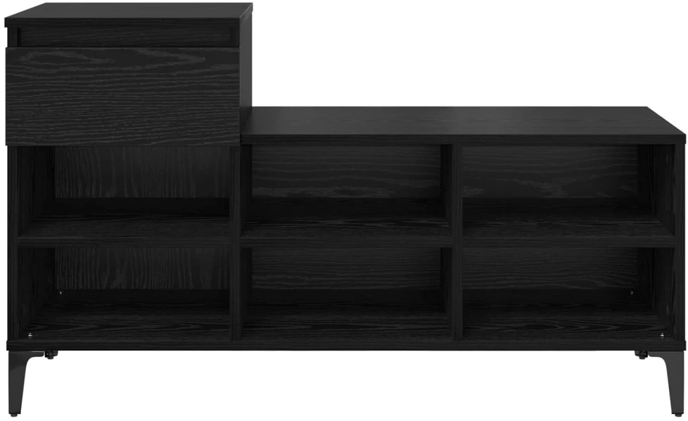 Batu skrynia 102 x 36 x 60 cm Apdirbta mediena Juodojo ąžuolo