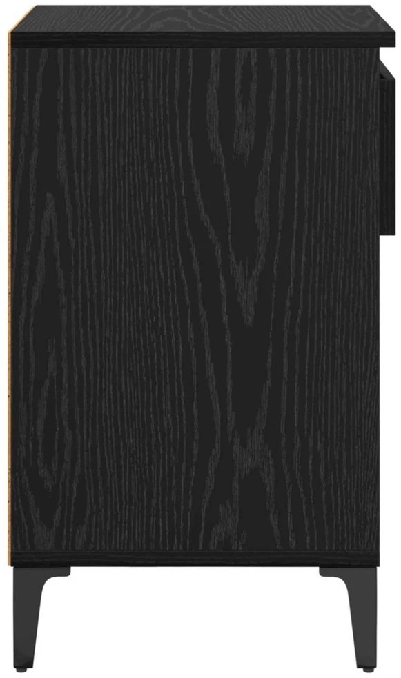 Batu skrynia 102 x 36 x 60 cm Apdirbta mediena Juodojo ąžuolo