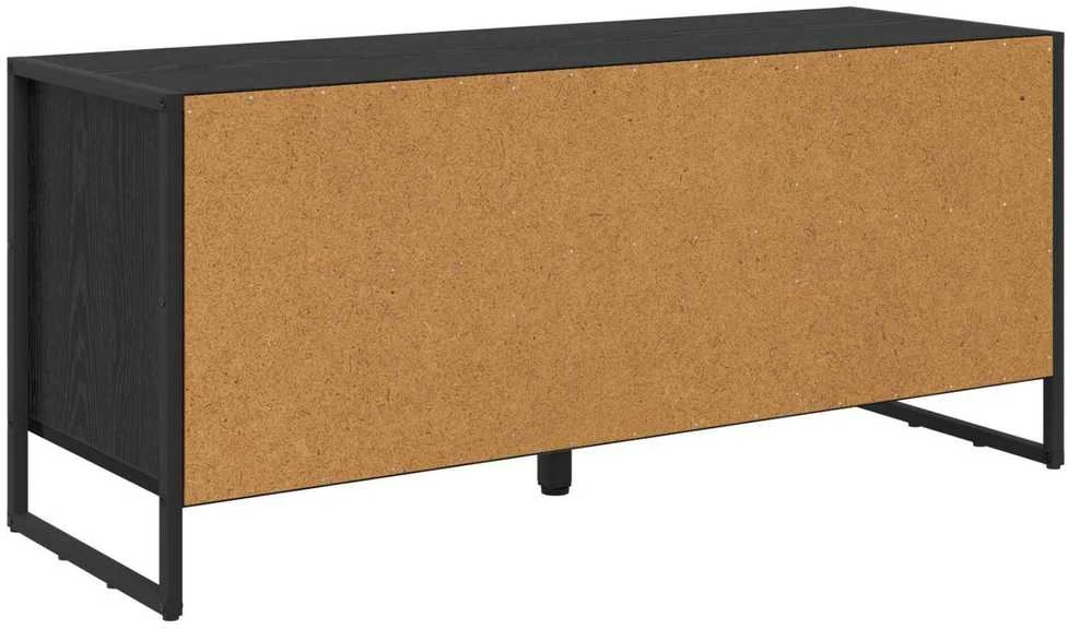 Batu skrynia 100 x 35 x 44 cm Apdirbta mediena Juodas ąžuolas