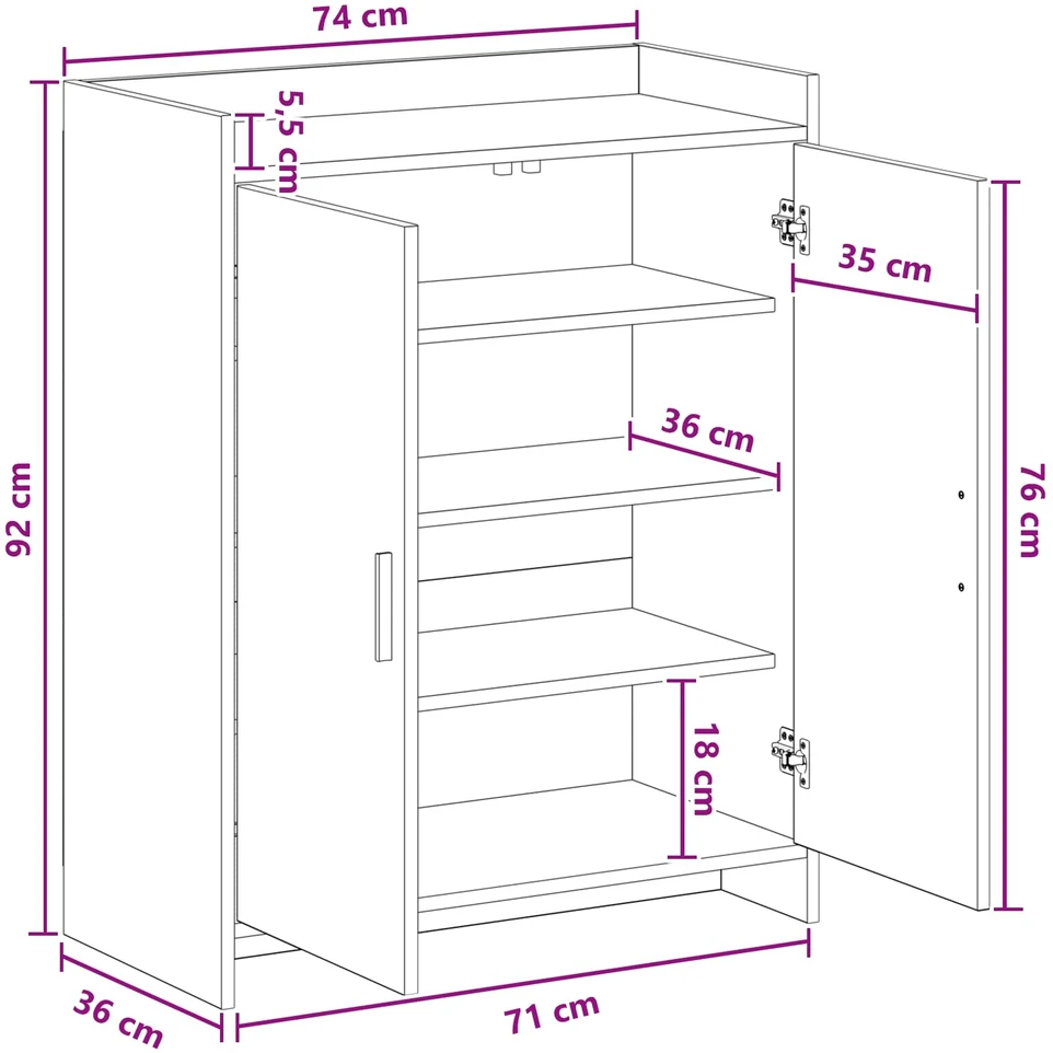 Batu skrynia Juodojo ąžuolo 73,5 x 36 x 92 cm Apdirbta mediena