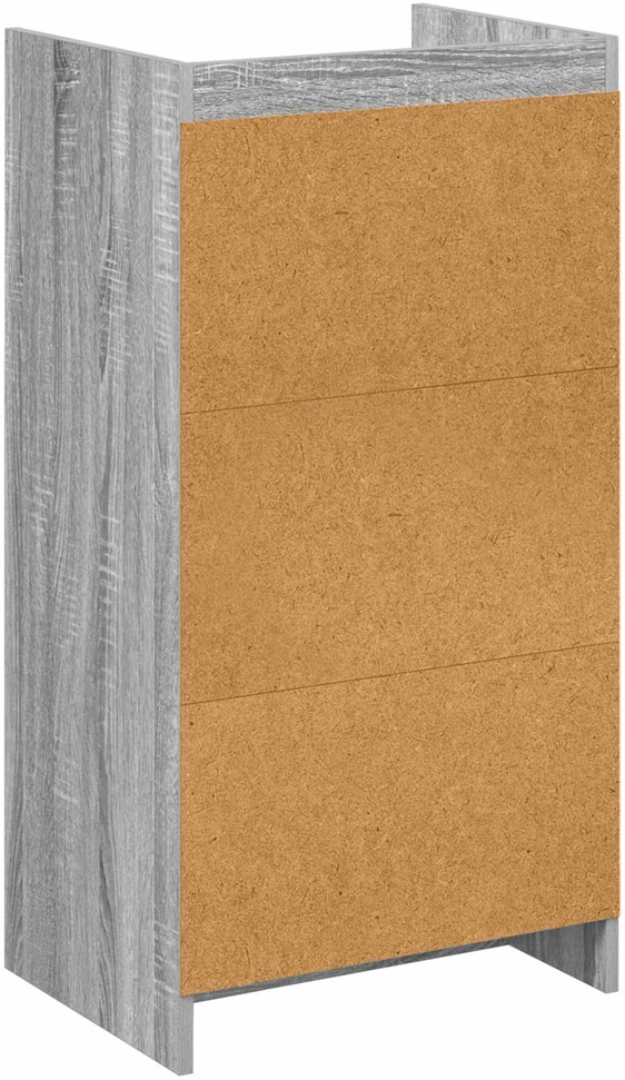 Batu skrynia Pilka Sonoma 48 x 36 x 92 cm Apdirbta mediena