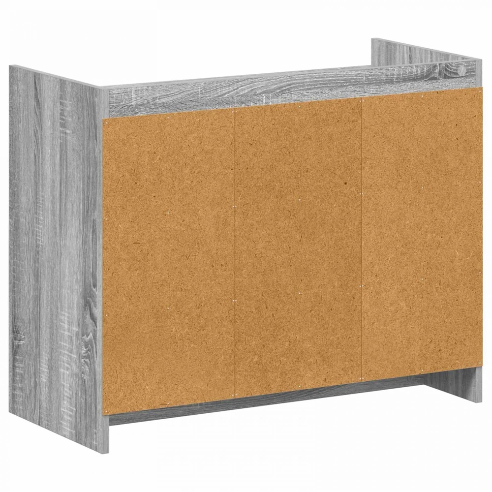 Batu skrynia Pilka Sonoma 85 x 39,5 x 70 cm Apdirbta mediena