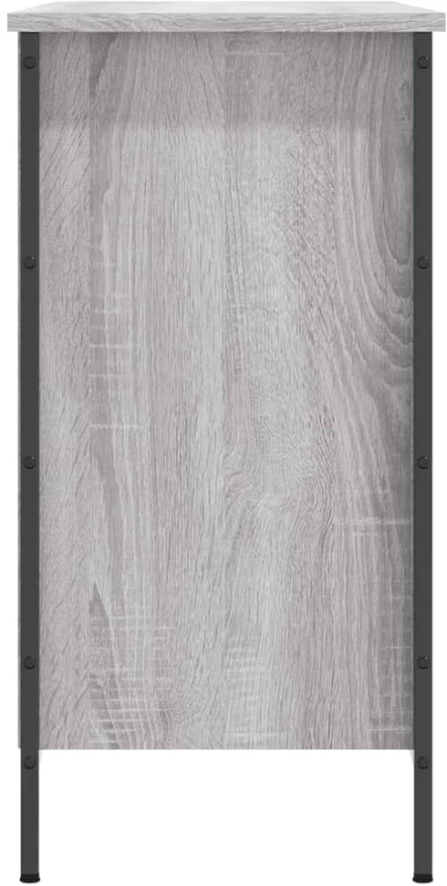 Spintelė batams, pilka ąžuolo, 100x35x70cm, apdirbta mediena