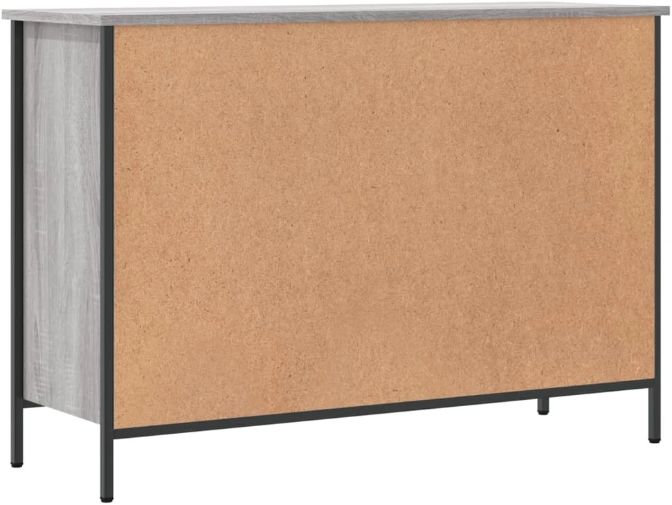 Spintelė batams, pilka ąžuolo, 100x35x70cm, apdirbta mediena