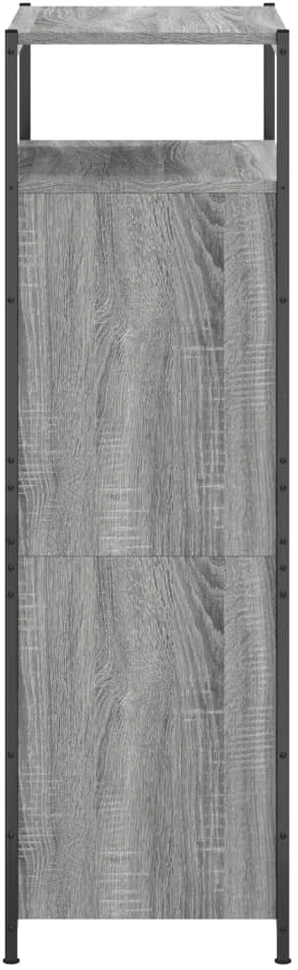 Spintelė batams, pilka ąžuolo, 60x34x112cm, apdirbta mediena