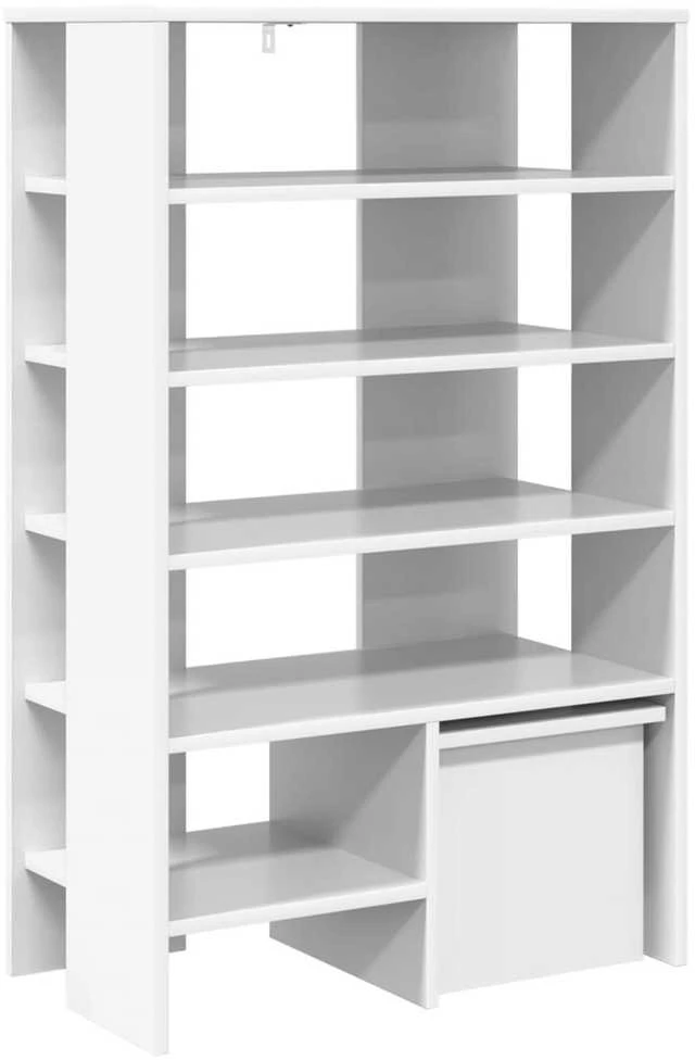 Batu skrynia 2 vnt. 62 x 35 x 100 cm Apdirbta mediena Balta