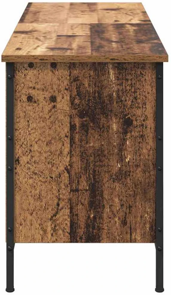 Batu skrynia 131 x 35 x 50 cm Inžinerinė mediena ir geležis