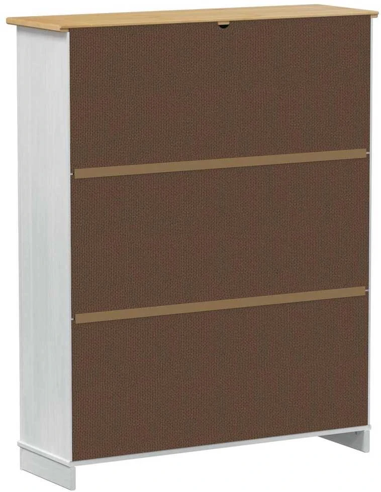 Batu skrynia su stalčių Corona Balta 99 x 32 x 122 cm