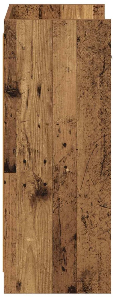 Batu skrynia su stalčių Sendintos medienos 48 x 36 x 92 cm