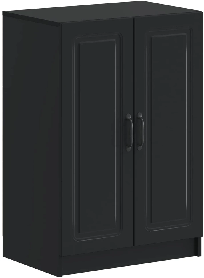 Batu skrynia UTRECHT 59,5 x 39,5 x 87 cm Apdirbta mediena Juoda