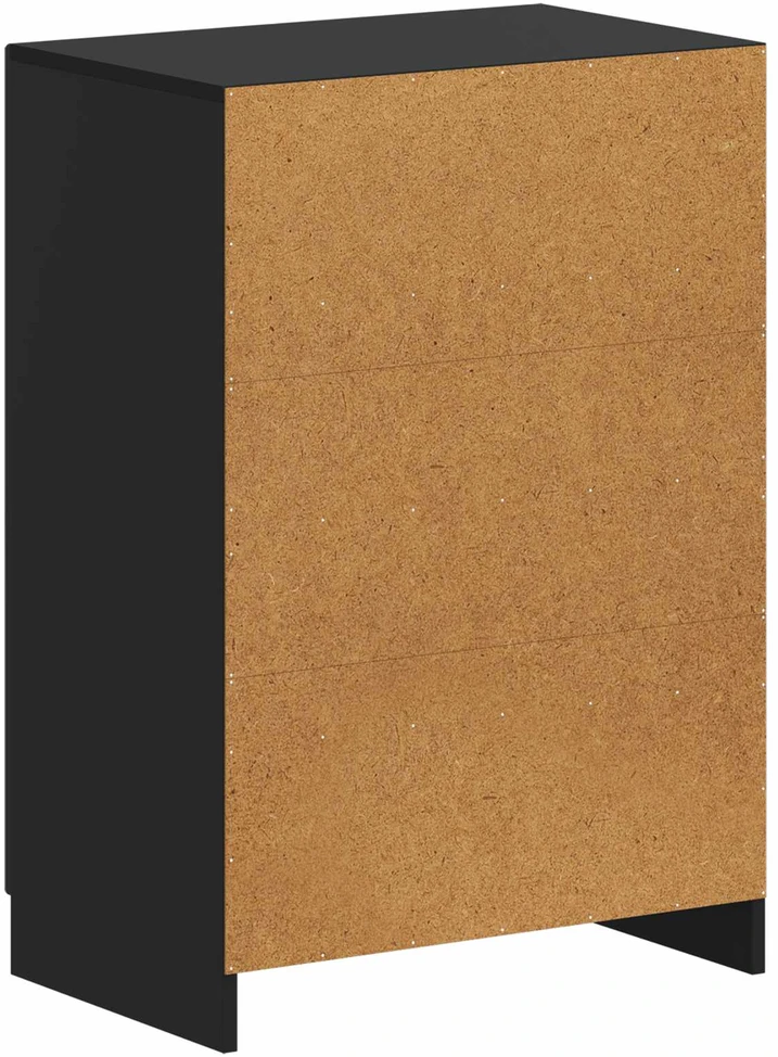 Batu skrynia UTRECHT 59,5 x 39,5 x 87 cm Apdirbta mediena Juoda