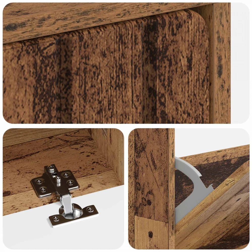 Batu skrynia ZWOLLE 78 x 24 x 103 cm Apdirbta mediena