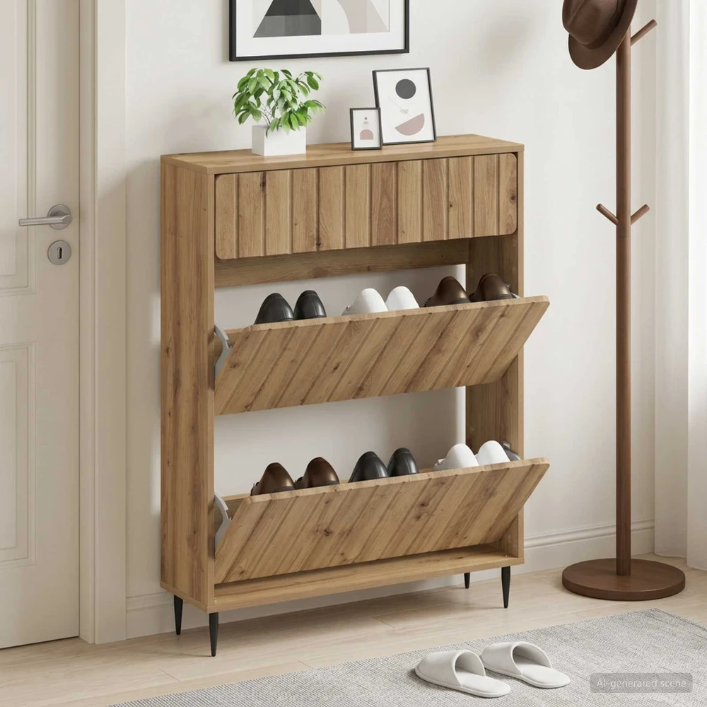 Batu skrynia ZWOLLE 78 x 24 x 103 cm Apdirbta mediena