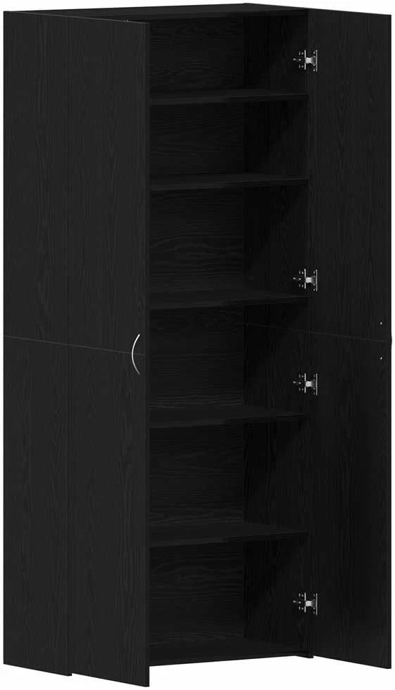 Batu skrynia 80 x 35.5 x 180 cm Apdirbta mediena Juoda