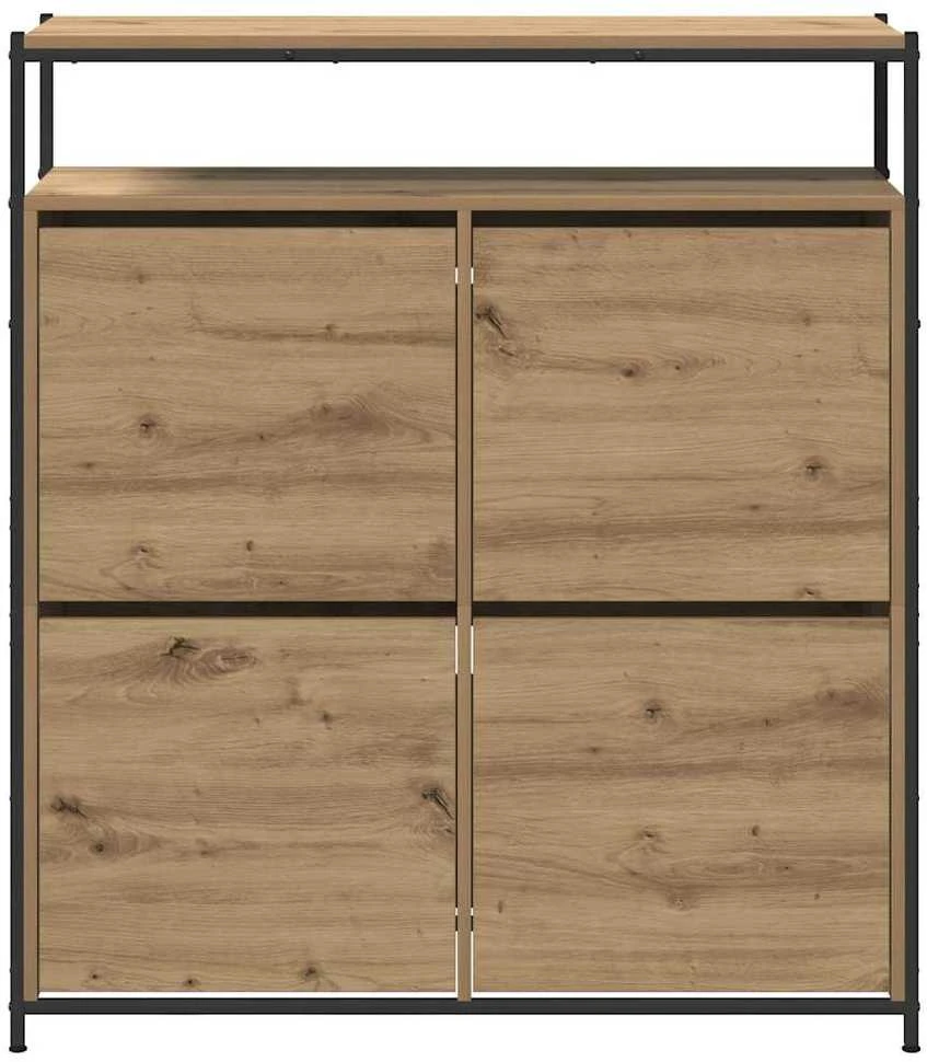 Batu skrynia 100 x 34 x 112 cm Apdirbta mediena Artisano ąžuolo
