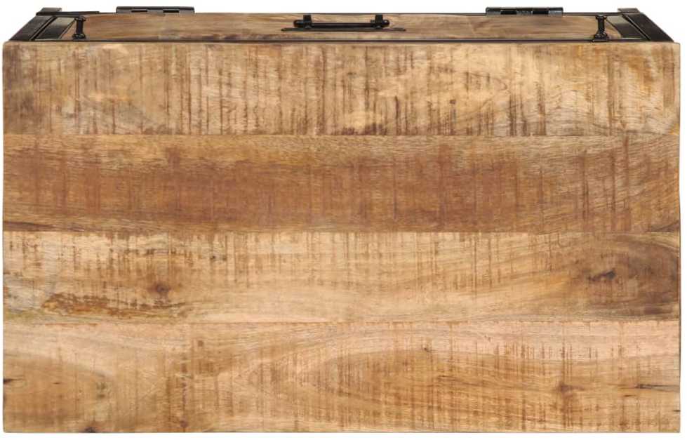 Batų spintelė, 60x35x53cm, neapdorotos mango medienos masyvas