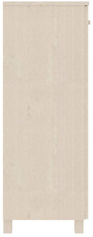 Batų spintelė HAMAR, medaus ruda, 85x40x108cm, pušies masyvas