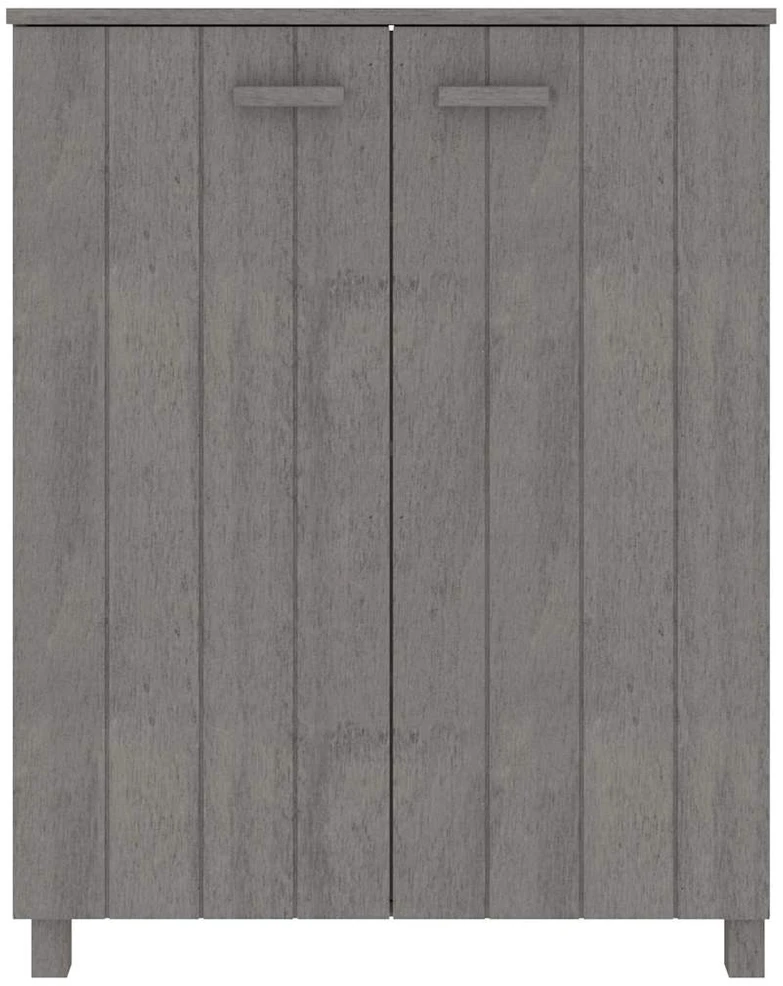 Batų spintelė HAMAR, šviesiai pilka, 85x40x108cm, pušis
