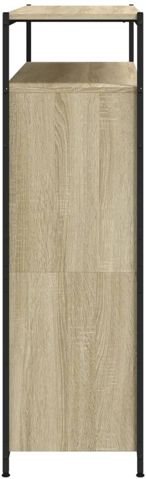 Batų spintelė su 4 atverčiamais stalčiais, ąžuolo, 100x34x112cm