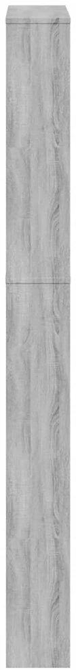 Batų spintelė su veidrodžiu, 5 aukštų, ąžuolo, 63x17x169,5cm