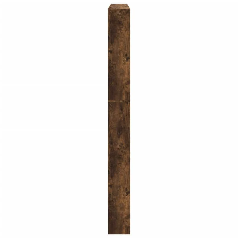 Batų spintelė su veidrodžiu, 5 aukštų, dūminė, 63x17x169,5cm