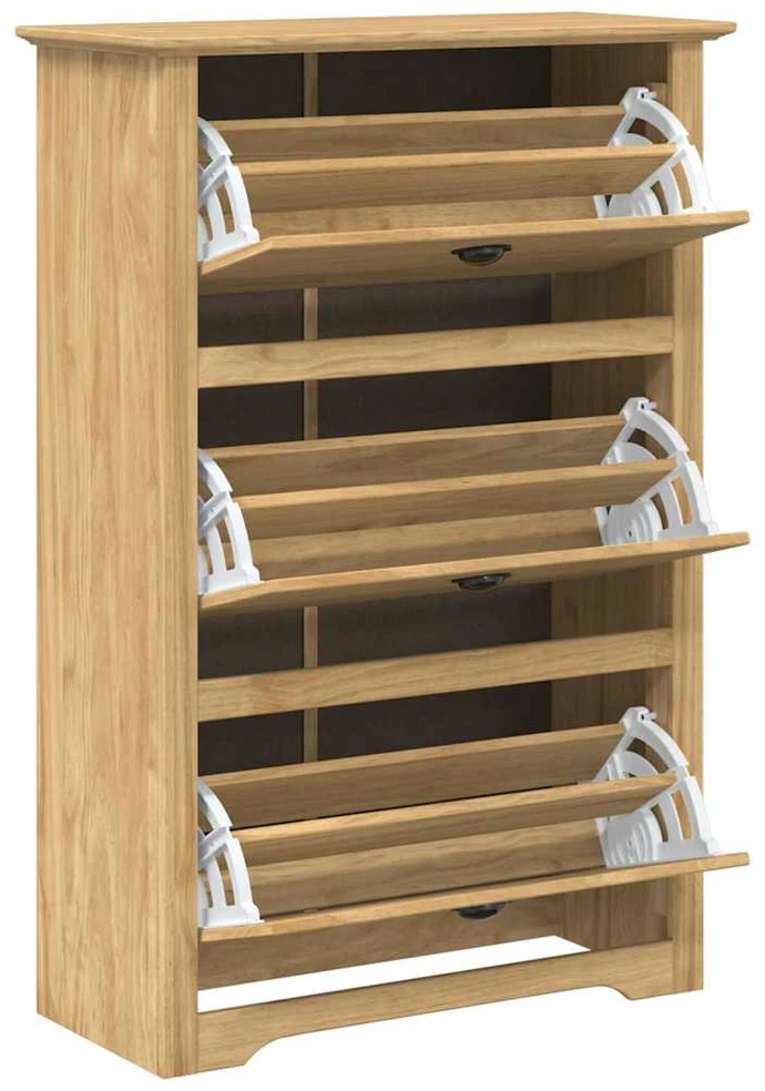 Batų stovas BODO 80 x 35 x 118 cm Apdirbta mediena Medus ruda
