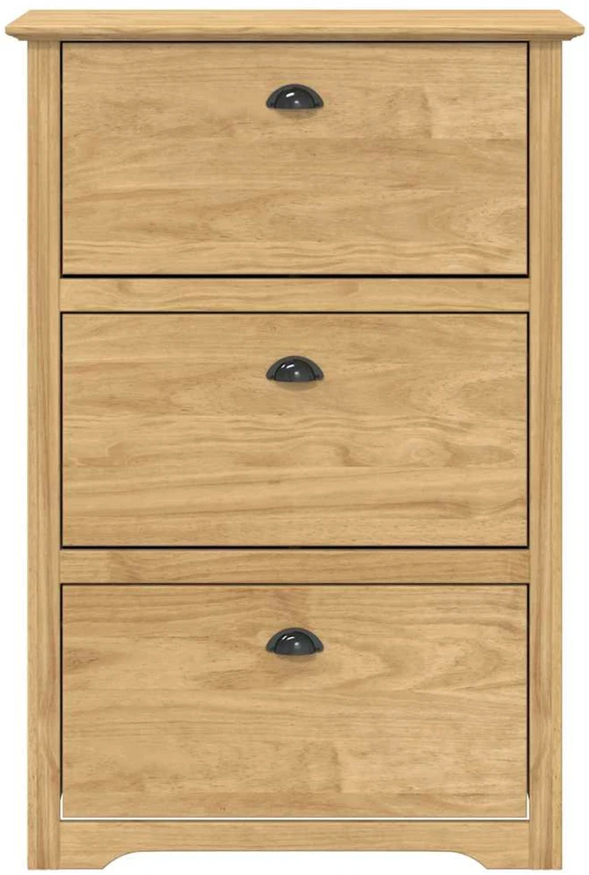 Batų stovas BODO 80 x 35 x 118 cm Apdirbta mediena Medus ruda