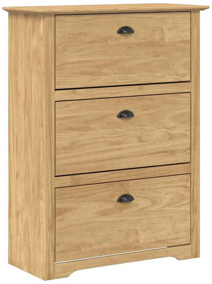 Batų stovas BODO 80 x 35 x 118 cm Apdirbta mediena Medus ruda
