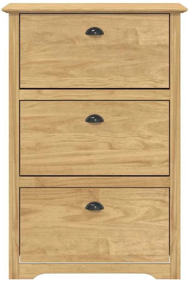 Batų stovas BODO 80 x 35 x 118 cm Apdirbta mediena Medus ruda