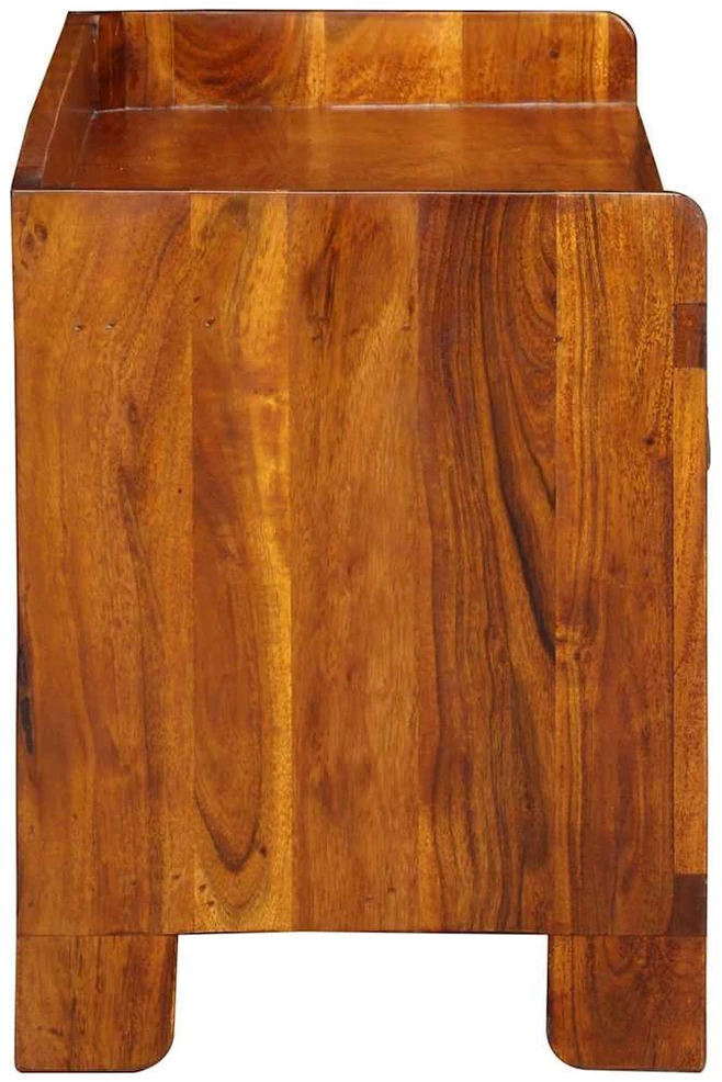 Batų suolelis Medus ruda 100 x 35 x 45 cm Alyvuogių masyvas