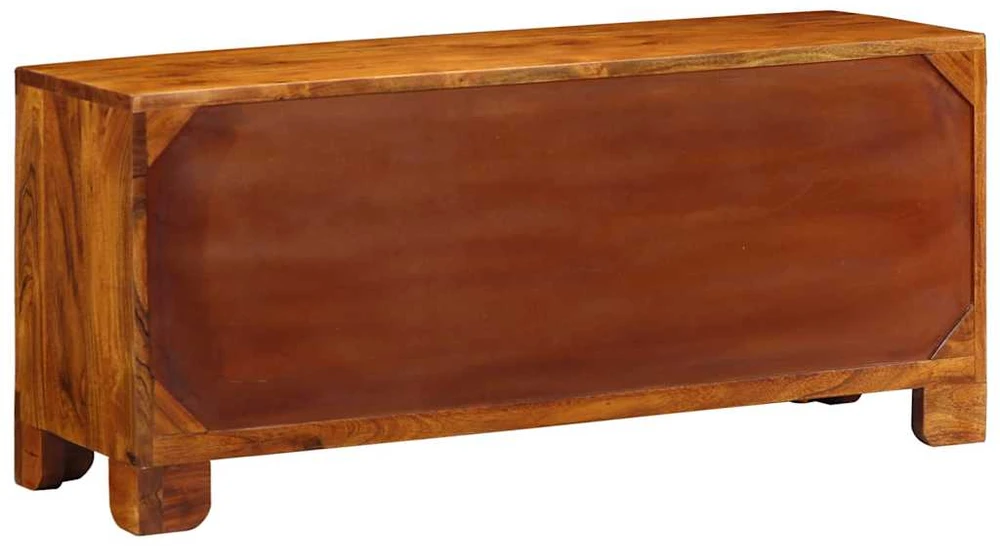 Batų suolelis Medus ruda 100 x 35 x 45 cm Alyvuogių masyvas