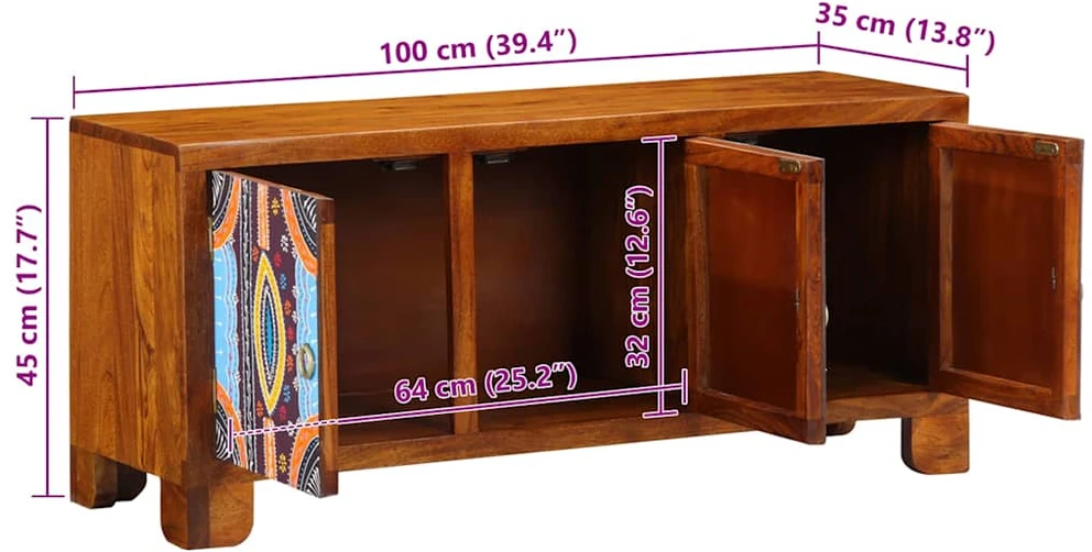 Batų suolelis Medus ruda 100 x 35 x 45 cm Alyvuogių masyvas