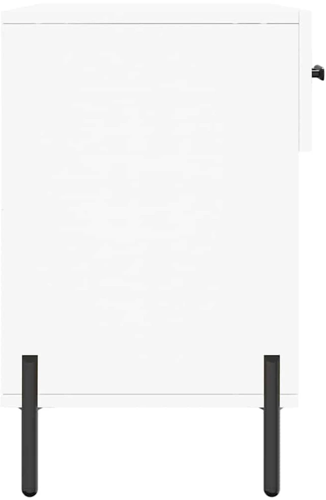 Batų suoliukas, baltos spalvos, 102x35x55cm, apdirbta mediena