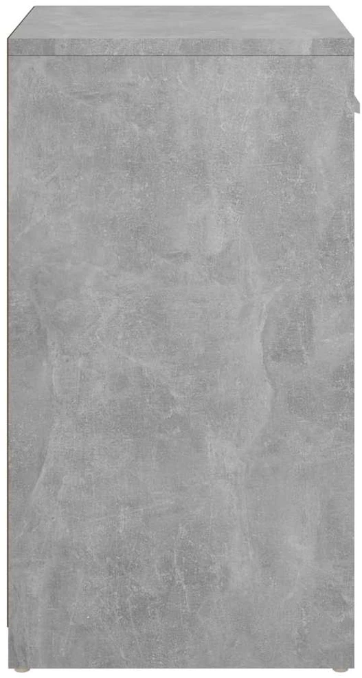 Batų suoliukas, betono pilkas, 94,5x31x57cm, apdirbta mediena