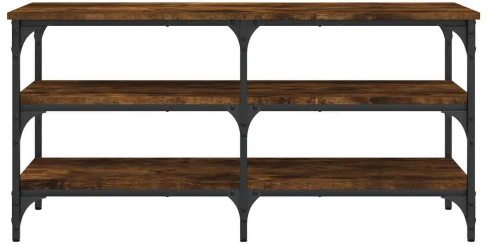 Batų suoliukas, dūminio ąžuolo, 100x38,5x49cm, apdirbta mediena