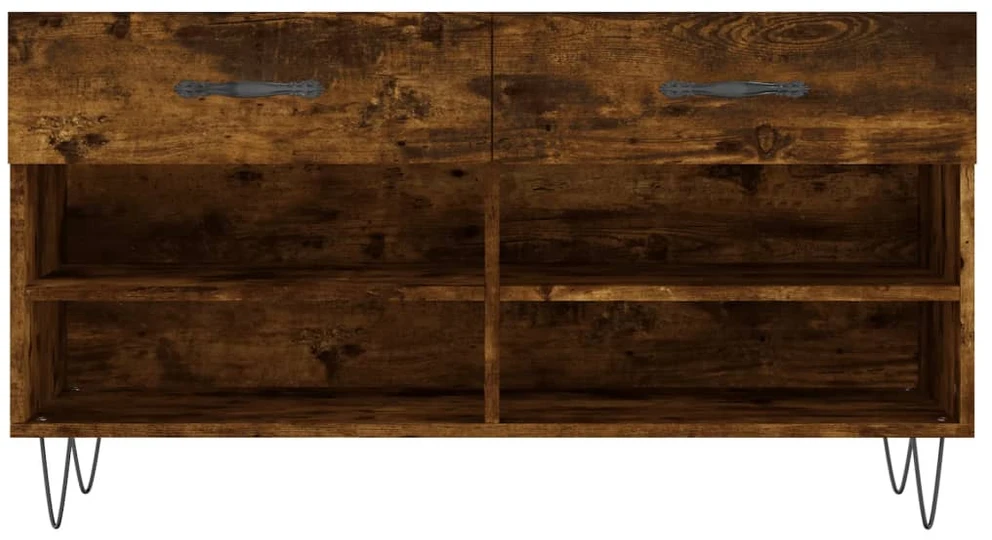 Batų suoliukas, dūminio ąžuolo, 102x35x55cm, apdirbta mediena