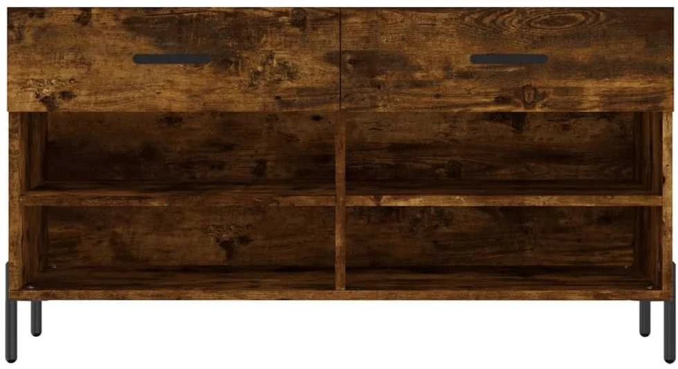 Batų suoliukas, dūminio ąžuolo, 102x35x55cm, apdirbta mediena